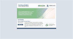 Desktop Screenshot of ibracon.fipecafi.org
